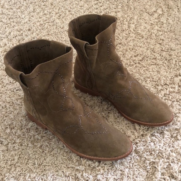 Joie suede stud boots - Picture 3 of 9